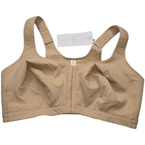 HSIA AlignFit Posture Corrector Bra 38DDD Nude Front Close Wireless NWT